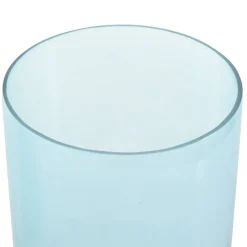 Blue Modern Round Glass Vase Set