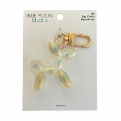 Blue Moon Studio™ Clear AB Balloon Dog Bag Charm