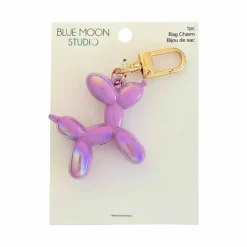 Blue Moon Studio™ Lilac AB Balloon Dog Bag Charm
