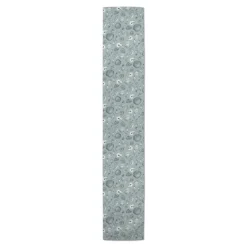 Blue Multi Shell Cotton Twill Runner