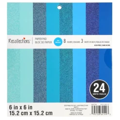 Blue Paper Pad by Recollections™, 6