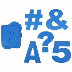 4" Blue Project Letters, Numbers & Characters by B2C™