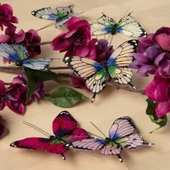 4.5" Blue & Purple Feather Butterflies, 6ct. by Ashland®