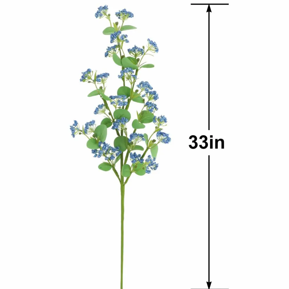 33" Blue Queen Anne's Lace Stem by Ashland®