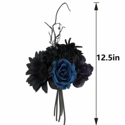 12" Blue Rose & Purple Dahlia Mix Bouquet by Ashland®