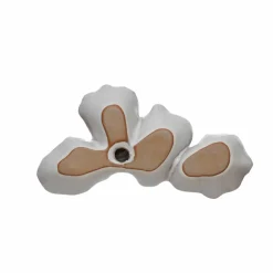 11.75" Blue Seashell Ceramic Trinket Dish by Ashland®
