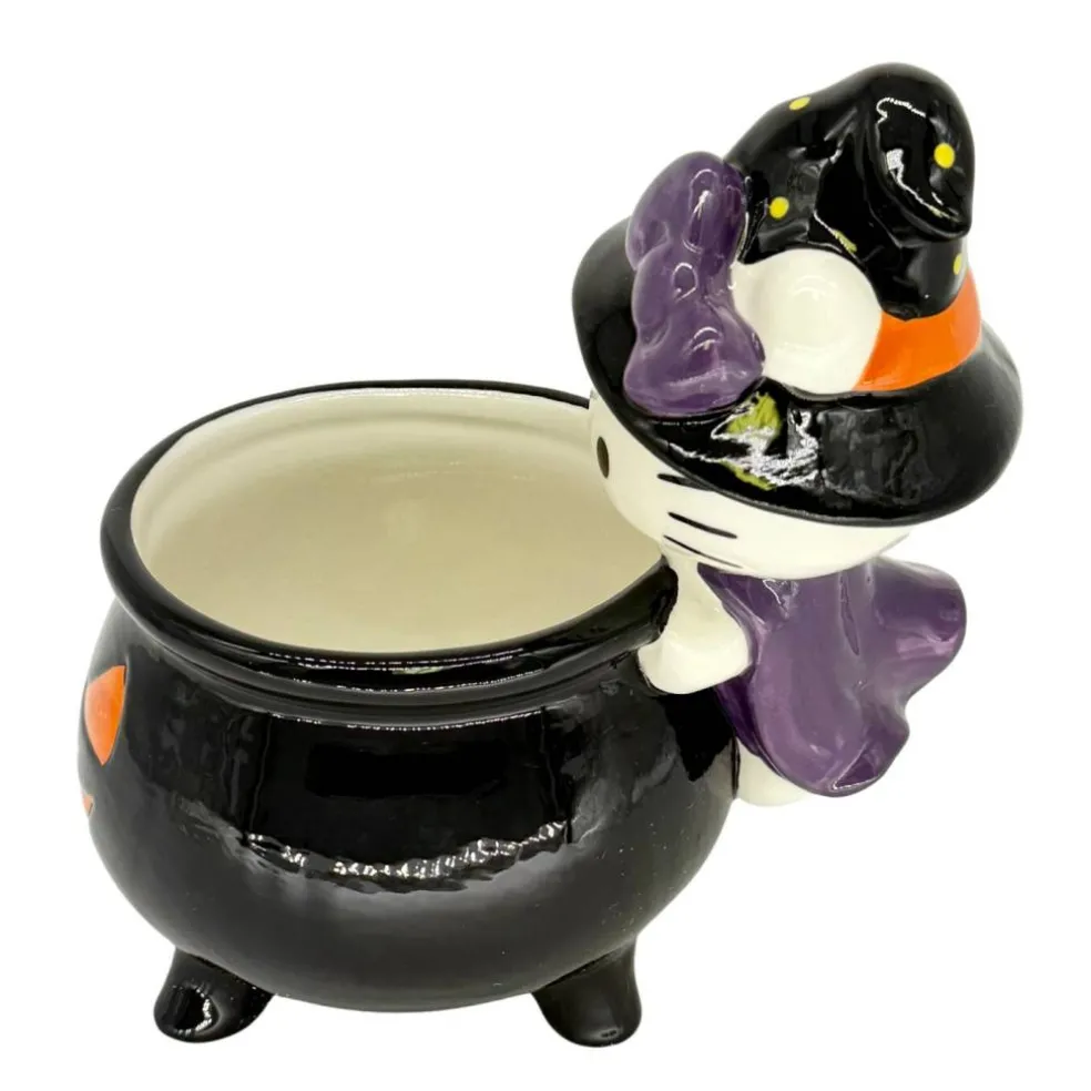 Blue Sky Clayworks Hello Kitty Halloween Mystical Witch Candy Bowl