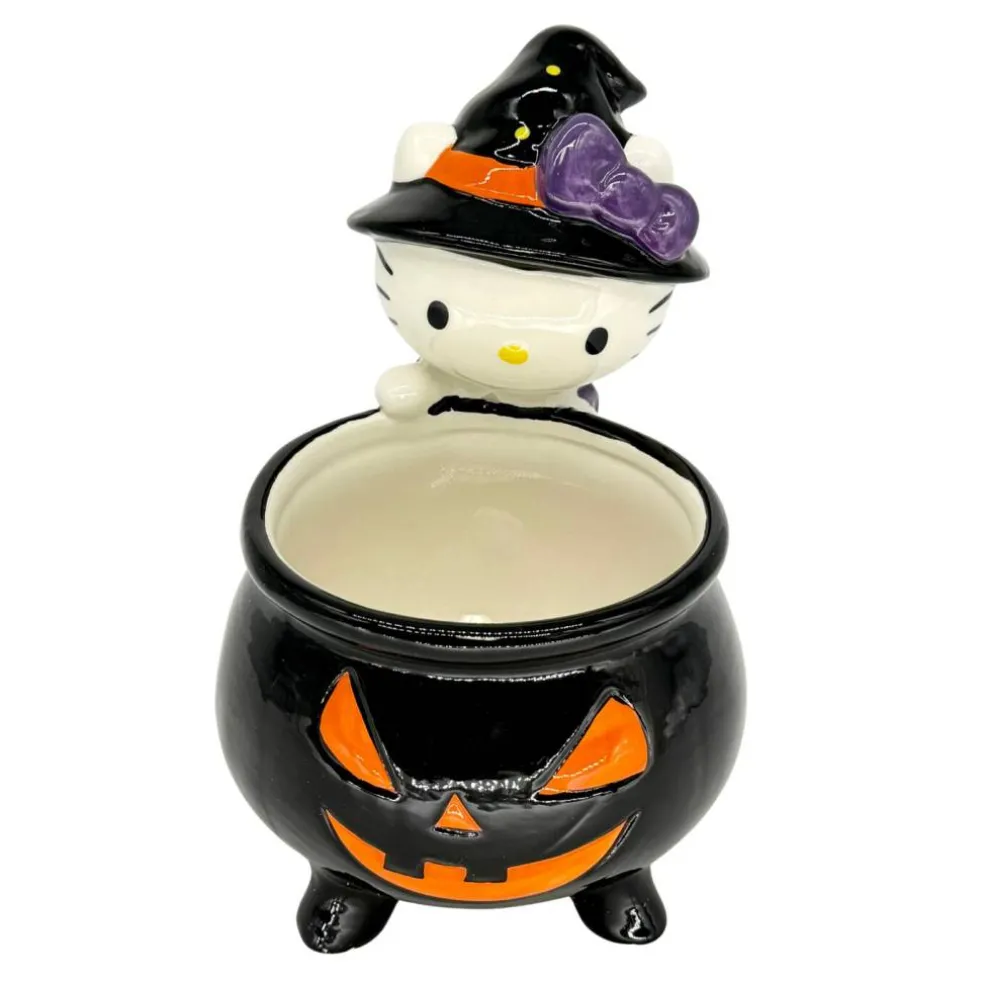 Blue Sky Clayworks Hello Kitty Halloween Mystical Witch Candy Bowl