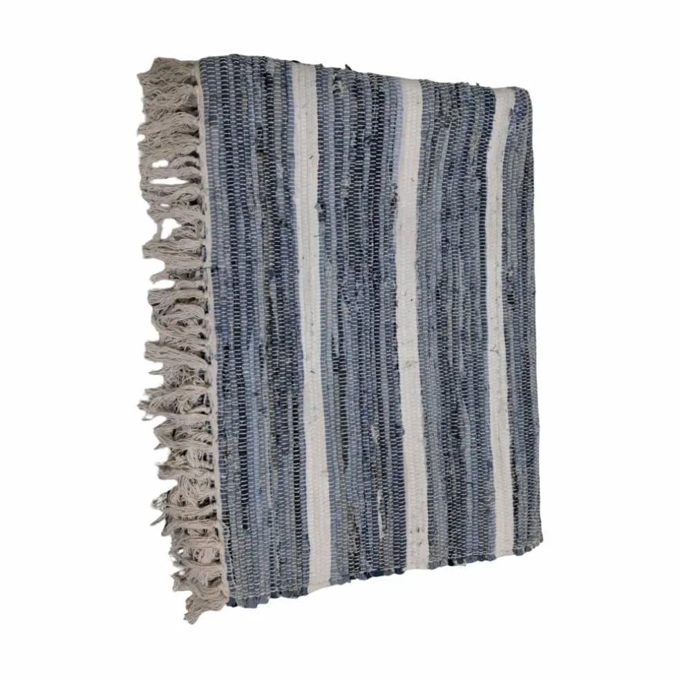 Blue & White Striped Chindi Rug by Ashland®