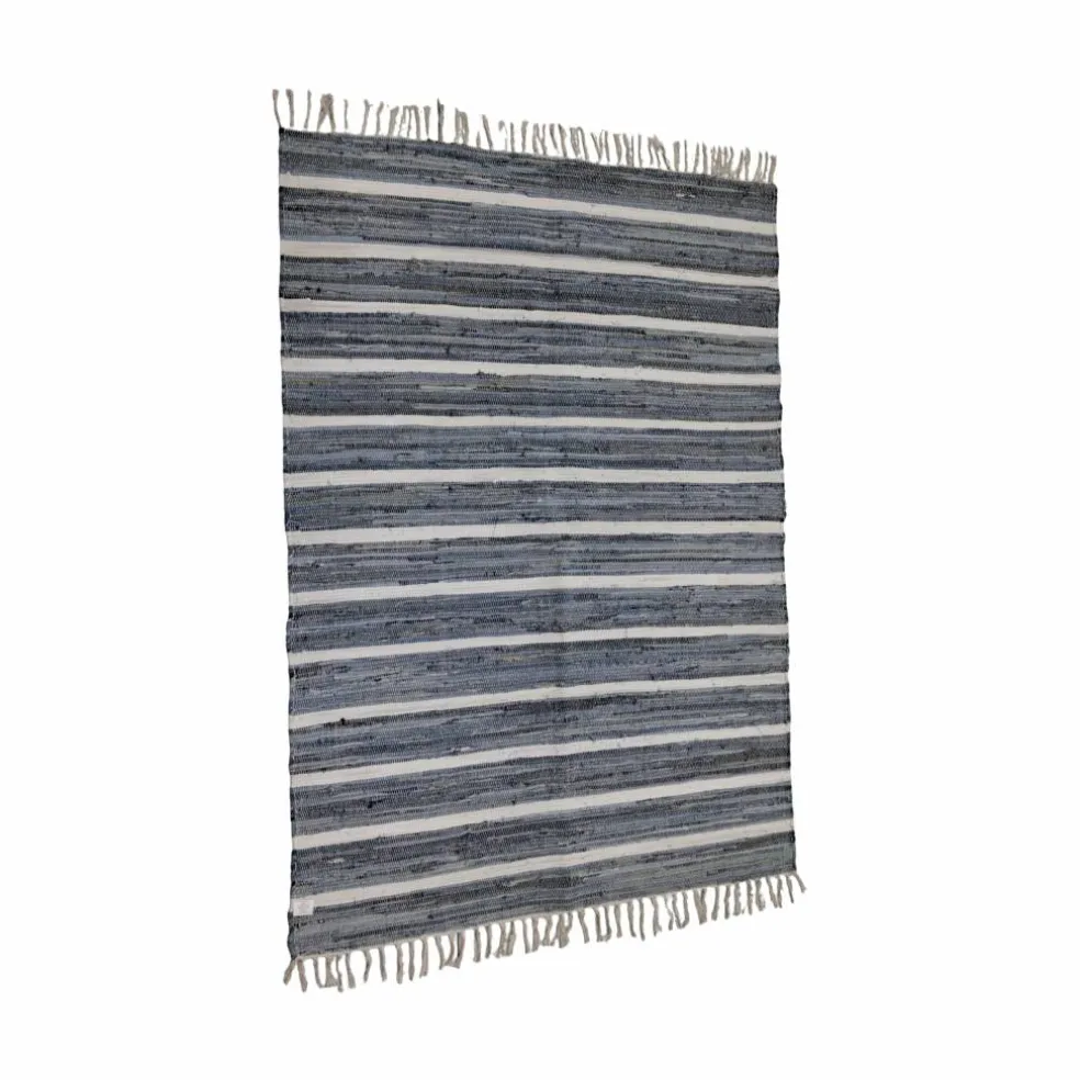 Blue & White Striped Chindi Rug by Ashland®