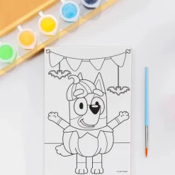 Bluey® Halloween Canvas Art