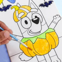 Bluey® Halloween Canvas Art