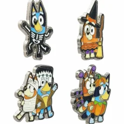 Bluey Halloween Pins, 4ct.