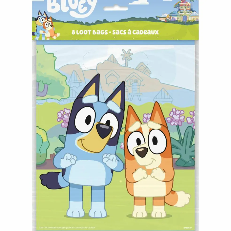 Bluey Loot Bags, 8ct.