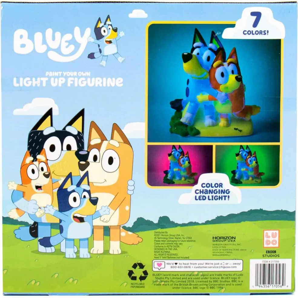 Bluey Paint Your Own Light-Up Figurine