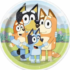 9" Bluey Paper Plates, 8ct.