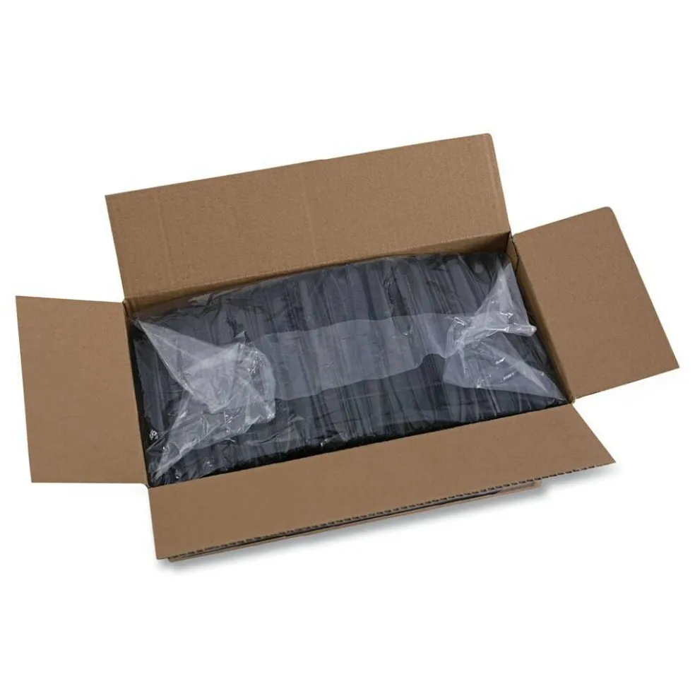 Boardwalk Heavyweight Polystyrene Knife Cutlery - Black (1000/Carton)