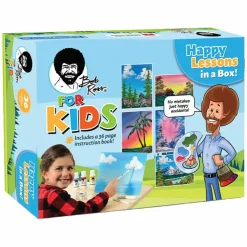 Bob Ross For Kids: Happy Lessons In A Box Set