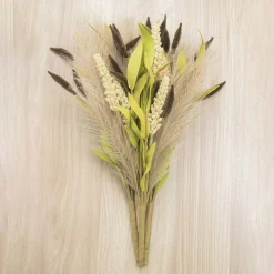 Boho Bliss: 3-Pack Artificial Floral Bouquets for Effortless Home Decor