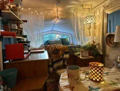 Boho Plug in Pendant Light, Hanging Light with Plug in Cord, Hanging Lamp with Handmade Macrame Lamp Shade