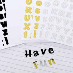 Bold Brushstrokes Letter & Number Stickers by Recollections™
