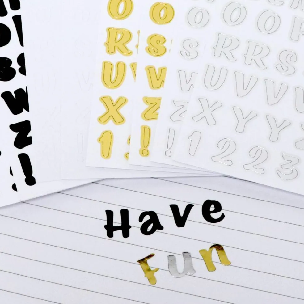 Bold Brushstrokes Letter & Number Stickers by Recollections™
