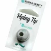 Bold Lines & Large Dots Piping Tip #8 - Sugar Crafty Stainless Steel Decorating Tube