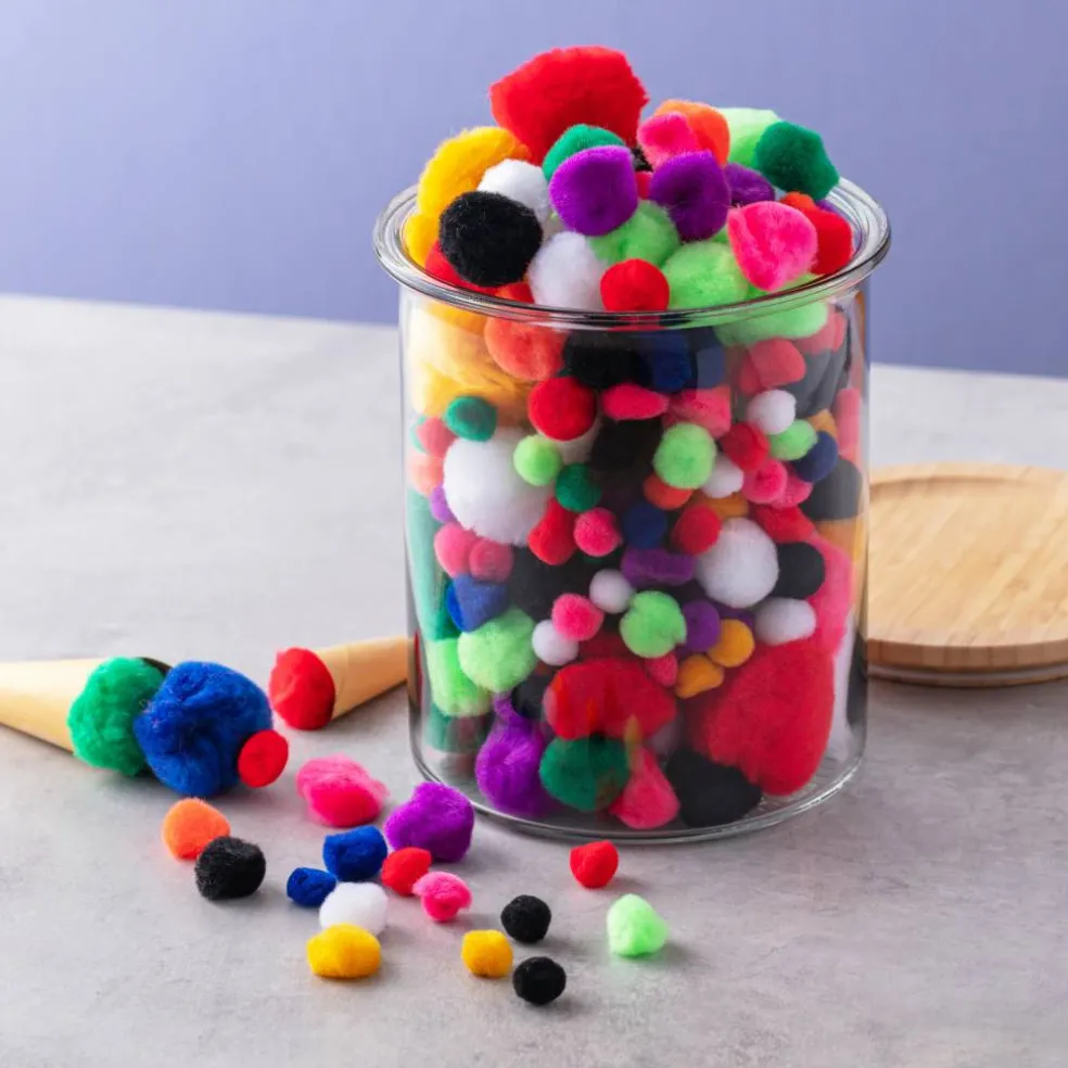 Bold Mix Pom Poms by Creatology™