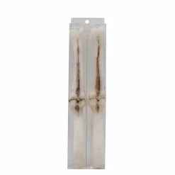 10" Bones Unscented Taper Candles, 2ct. by Ashland®