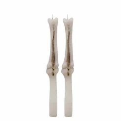 10" Bones Unscented Taper Candles, 2ct. by Ashland®