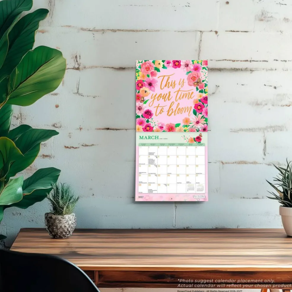 Bonnie Marcus OFFICIAL | 2027 7 x 14 Inch (Hanging) Monthly Mini Wall Calendar