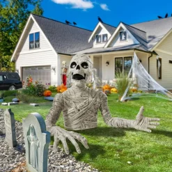 BOO BOX 3 Ft. Halloween Groundbreaker Decoration, Giant Outdoor Decoration Yard, Lawn, Porch Display