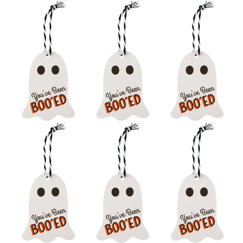 Boo'ed Ghost Gift Tags, 6ct. by Celebrate It™