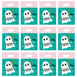 Boo Ghost Zipper Treat Bags, 12ct. by Makery™