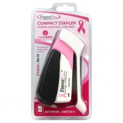 Bostitch inCOURAGE™ 20 Compact Stapler, Pink Ribbon