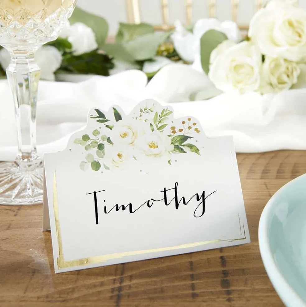 Botanical Garden Tent Place Card (Set of 50)