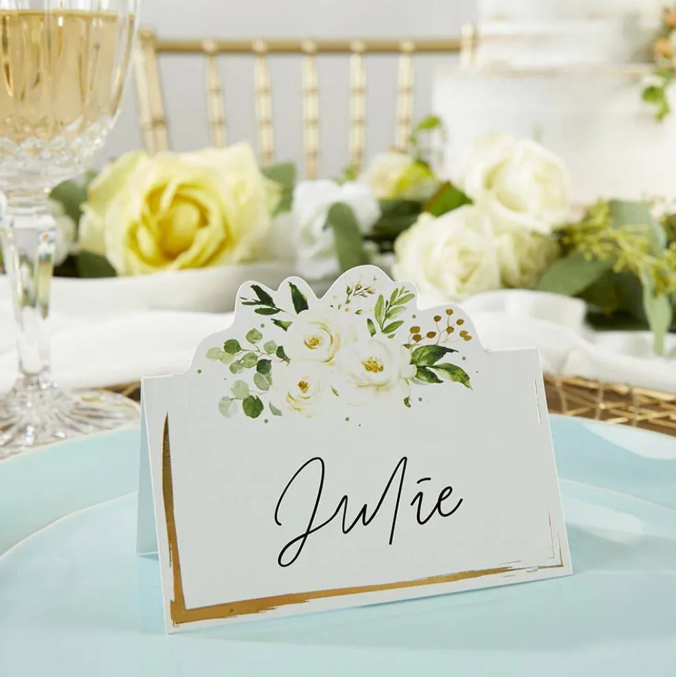 Botanical Garden Tent Place Card (Set of 50)