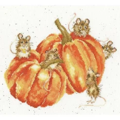 Bothy Threads Pumpkin, Spice And All Things Mice Counted Cross Stitch Kit