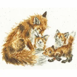 Bothy Threads The Bedtime Kiss Counted Cross Stitch Kit