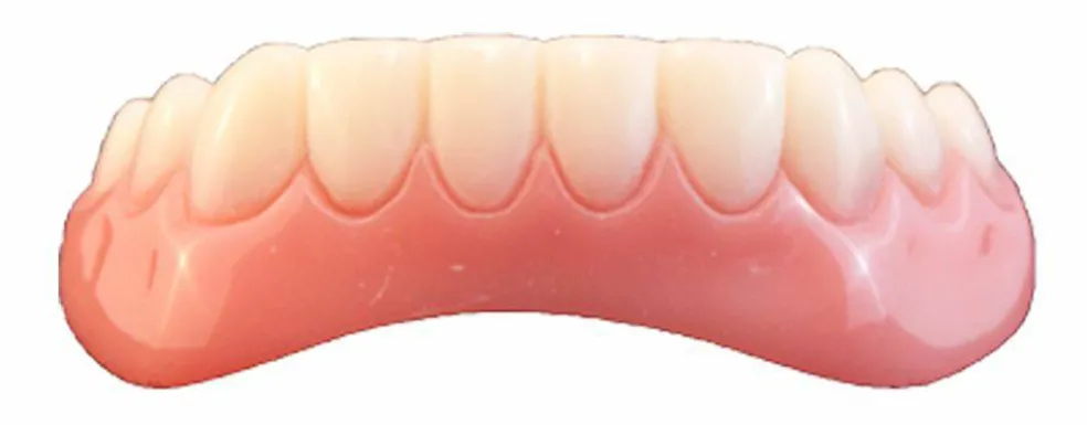 BOTTOM TEETH lower VENEER false Cosmetic secure smile