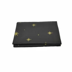70" Bound by Magic Black Vinyl Tablecloth Stars by Celebrate It™