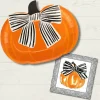 Bow Pumpkin Shaped Plates