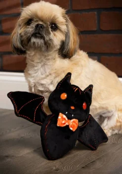 Bowtie Bat Squeaky Pet Toy