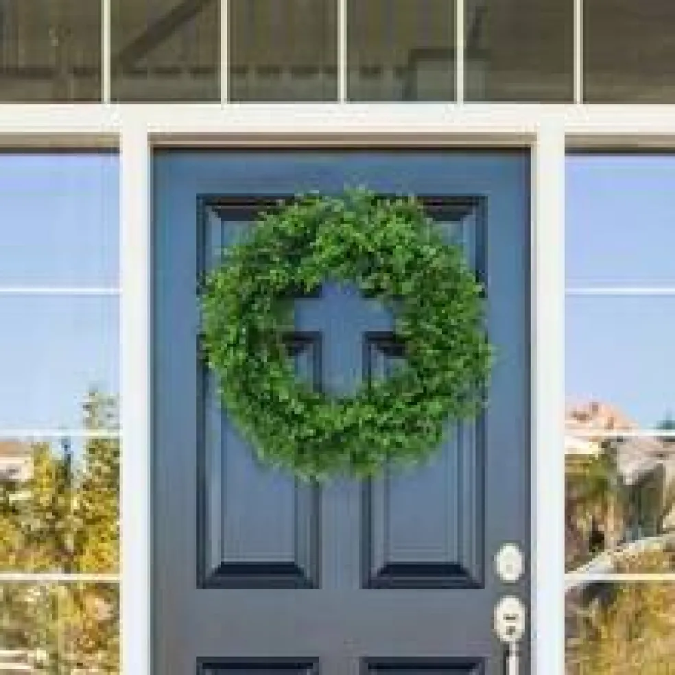 24" Boxwood Wreath by Floral Home®