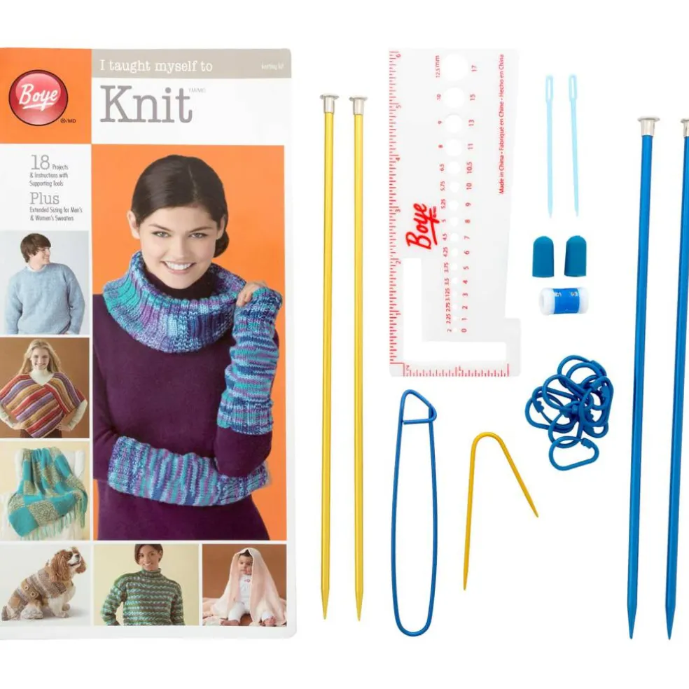 Boye® I Taught Myself to Knit™ Kit