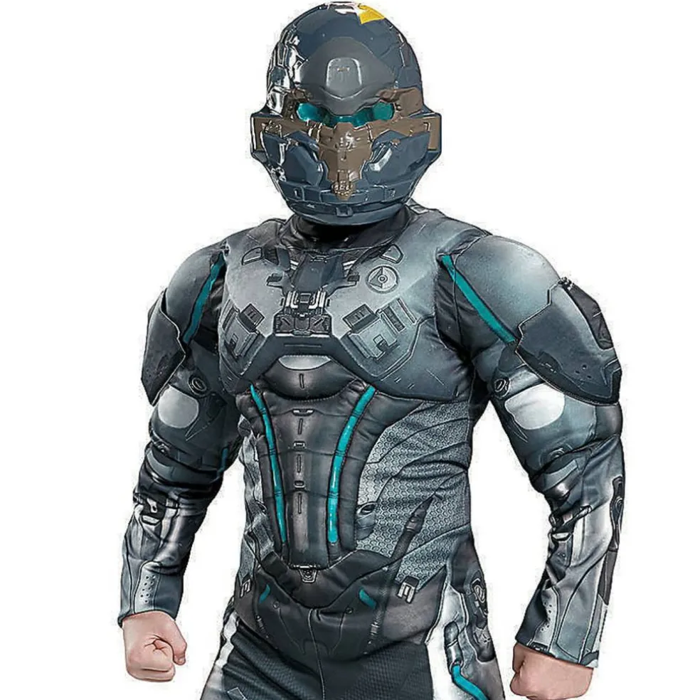 Boys Halo Spartan Locke Muscle Costume