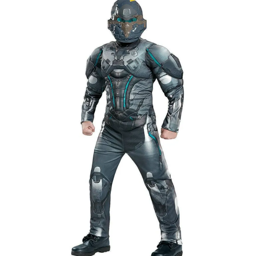 Boys Halo Spartan Locke Muscle Costume
