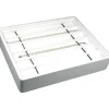 Bracelet Watch Display Tray White Leather Showcase Unit