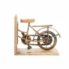 9" Brass & Wood Vintage Bicycle Bookends