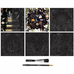 Brea Reese® 12" x 12" Coven Scratch Art Paper Pad